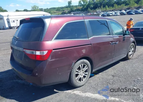 2011 Honda Odyssey Ex-L z USA, uszkodzony, nr VIN 5FNRL5H65BB058257